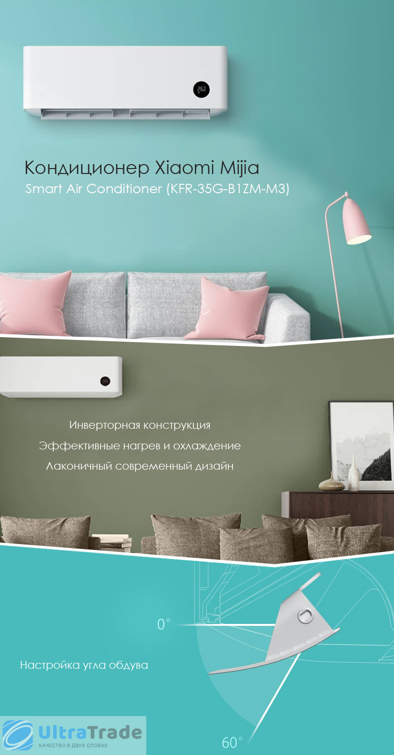 Кондиционер Xiaomi Mijia Smart Air Conditioner (KFR-35GW-B1ZM-M3)