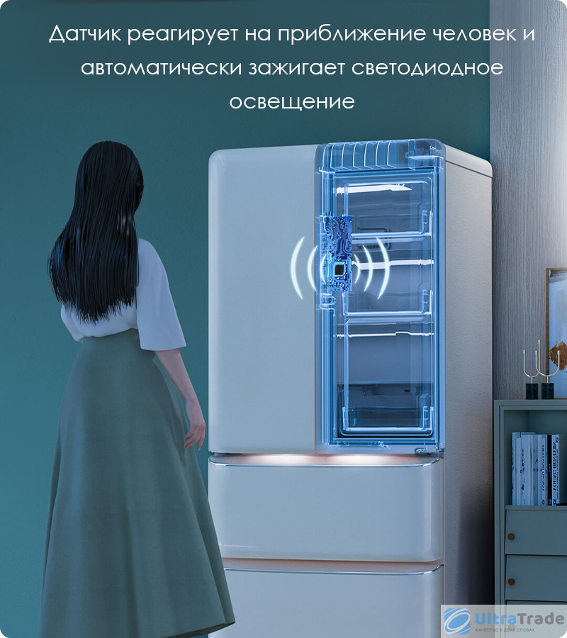 Умный холодильник Xiaomi MiniJ Retro French Smart Refrigerator Mijia ...