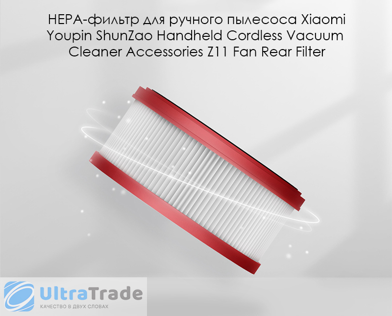 HEPA-фильтр для ручного пылесоса Xiaomi Youpin ShunZao Handheld Cordless Vacuum Cleaner Accessories Z11 Fan Rear Filter