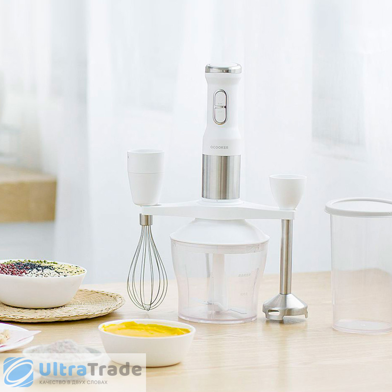 Кухонный комбайн Xiaomi QCOOKER HandHeld Cooking White 3 in 1 (CD-HB01 ...