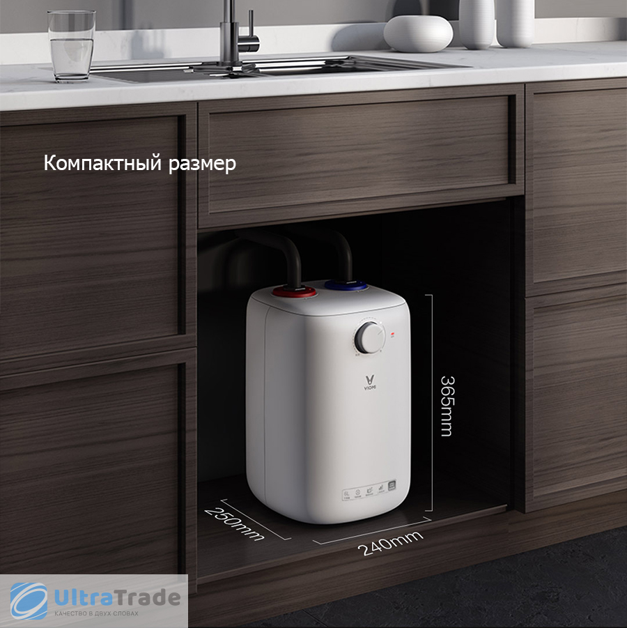 Проточный водонагреватель Xiaomi Viomi 6L 1500W (VEW0611) купить по ...