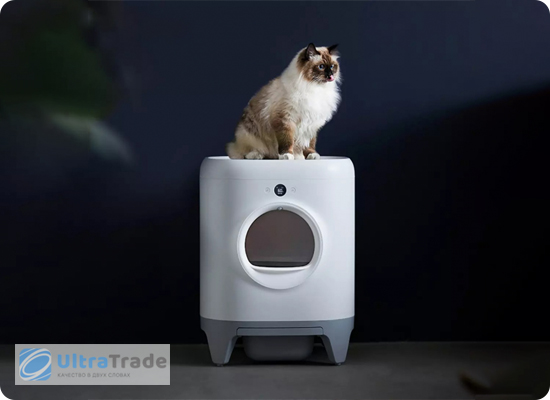 Умный кошачий туалет Xiaomi Petkit Smart Automatic Cat Toilet White купить  по цене 31 900 руб. в интернет-магазине UltraTrade