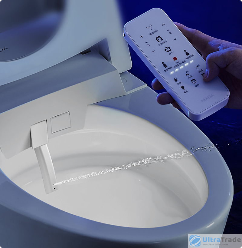 Умный унитаз Xiaomi Huida New LED Digital Energy-Saving Intelligent ...