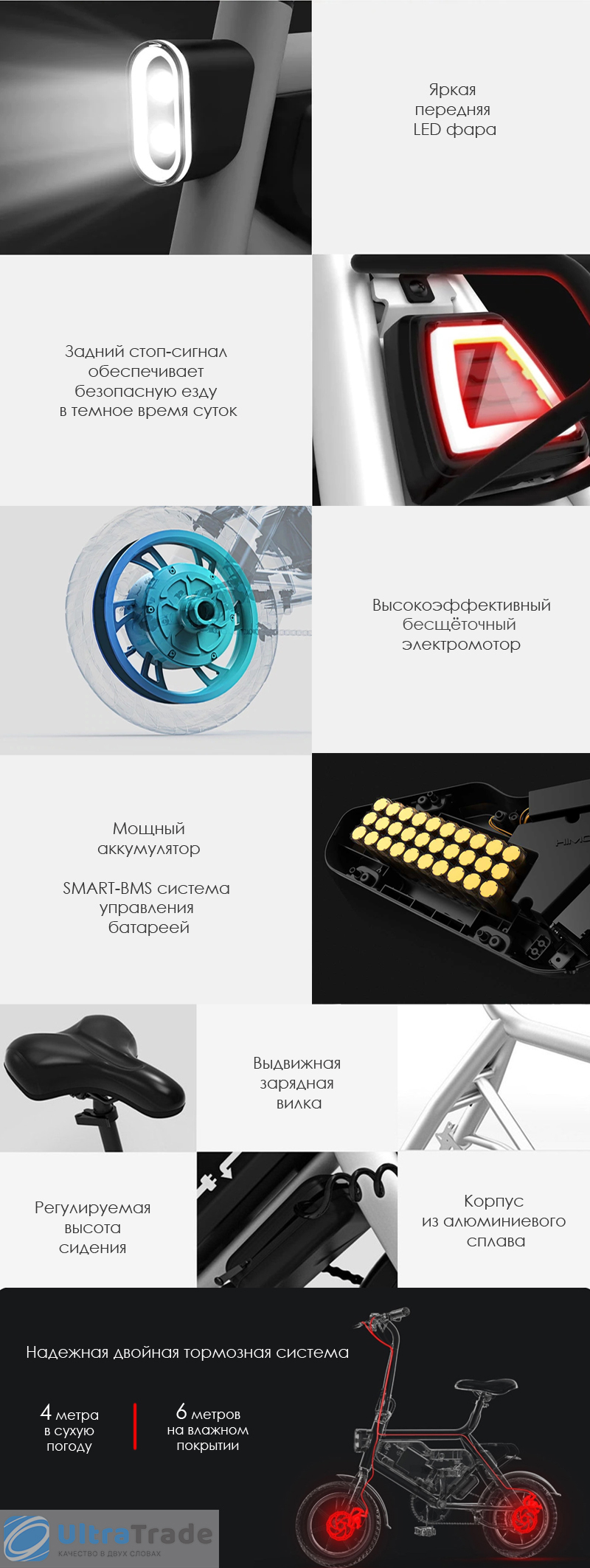 Электровелосипед Xiaomi HIMO V1 Plus Electric Bicycle Black