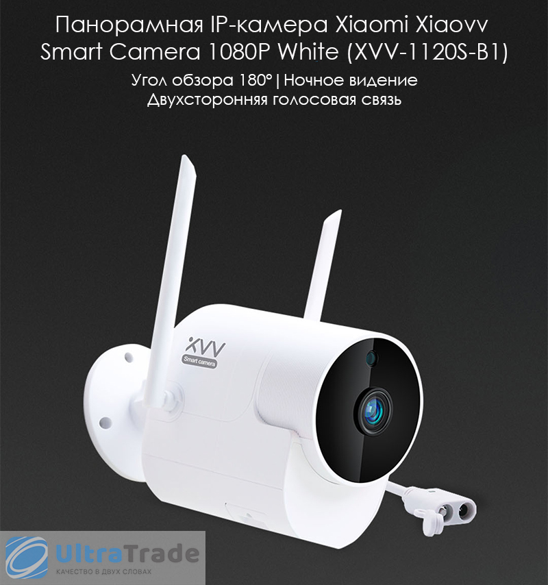 Панорамная IP-камера Xiaomi Xiaovv Smart Camera 1080P White (XVV-1120S-B1)