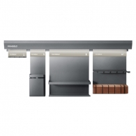 Подвесной держатель для кухни со светодиодным светильником Xiaomi HIGOLD Multifunctional Kitchen Storage Shelf With LED Backlight (824201-2)