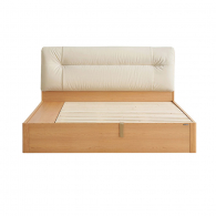 Двуспальная кровать с ящиками для хранения Xiaomi Linsy Standard Bed High-Box Version With Three-Sided Drawers 1.8 m Wood Color (UB10A-O) (без матраса)
