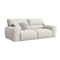 Диван на 2 места Xiaomi Linsy Сorduroy Sofa With High Backrest 2200 mm Almond Milk (BS628-A)