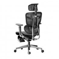 Офисное кресло с подставкой для ног Xiaomi HBADA Ergonomic Office Chair E501 Top Version Black