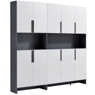 Комплект шкафов в прихожую Xiaomi Linsy Closet In The Hallway Black/White (AK20-А+AK30-А)