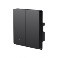 Умный выключатель двухклавишный Xiaomi Smart Switch Space Gray (XMS01BXS)
