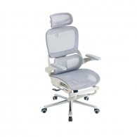 Офисное кресло с подставкой для ног Xiaomi Linsy Ergonomic Office Chair With Lumbar Support Grey (BY136-A)