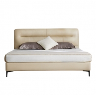 Двуспальная кровать Xiaomi 8H In Time Fashion Leather Soft Bed 1.5 m Cream White (JMP8)