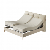 Умная двуспальная кровать Xiaomi 8H Twins Dual Zone Intelligent Split Electric Bed Leather Version 1.8 m Beige (умное основание DT8 и ортопедический матрас TZ Ultra)