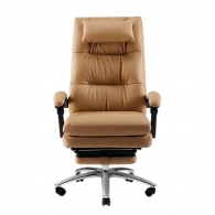 Офисное кресло с подставкой для ног Xiaomi HBADA Computer Chair Home Leather Boss Chair R3 Pro Сoffee Сolor (HDNY112YGA)