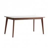 Обеденный стол со столешницей из керамогранита Xiaomi Linsy Dining Table 1.2 m Vintage Brown/White (LH254R4-D)