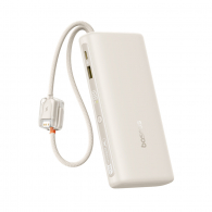 Внешний аккумулятор Baseus Power Bank With Digital Display Dual Cable Version 20000 mAh 100W Beige (E0028E)