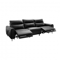 Диван-реклайнер на 3 места Xiaomi 8H Milan Real Zero Leather Electric Sofa Against The Wall 2650 mm Milan Black (B15)