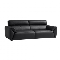 Диван на 2 места Xiaomi Linsy Two-Seater Mid-Century Modern Leather Sofa 2500 mm Black (PS821-A)