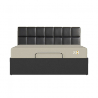 Умная двуспальная кровать Xiaomi 8H Dun Dun Large-Capacity Side-Opening Electric Storage Smart Bed 1.5 m Ink Rock Black (умное основание DT11 и ортопедический матрас TZ Ultra)