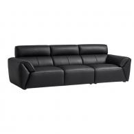 Диван на 3 места Xiaomi Linsy Three-Seater Mid-Century Modern Leather Sofa 2730 mm Black (PS821-A)