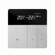Умный термостат для электрической системы отопления Xiaomi Heatcold Smart Electric Heating Thermostat Silver (TH123E)