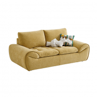 Диван на 2 места Xiaomi Linsy Сorduroy Sofa With High Backrest 2150 mm Honey Yellow (BS692-B)