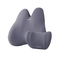 Комплект ортопедических подушек для шеи и поясницы Xiaomi Tellwoo Car Headrest Lumbar Support Set Blue