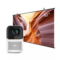Комплект умный проектор с 80-дюймовым экраном Xiaomi Ming Intelligent Projector Q1 Pro 1080p (C025FCN)