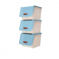 Набор из трех ящиков для хранения Xiaomi Jubilee Dragon Storage Box Blue (380X460X310MM)