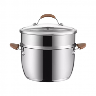 Кастрюля для супа из нержавеющей стали с пароваркой Xiaomi Mensarjor Stainless Steel Steamer