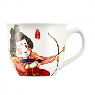 Керамическая кружка с рисунком Jing Republic Ceramic Cup Warrior