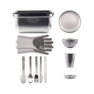 Набор походной посуды из нержавеющей стали Xiaomi Handao Stainless Steel Camping Utensil Set 52 прибора