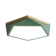 Умный потолочный светильник HuiZuo Smart Macaron Polygon Ceiling Light 24W Avocado Green