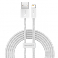 Кабель Baseus Cafule Series Metal Data Cable USB  to iP PD20W Fast Charge 1m White (CATLJK-A02)