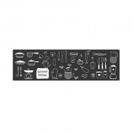 Водонепроницаемый коврик для кухни Xiaomi Dajiang Waterproof Anti-skid Anti-fouling Kitchen Mat Tasty Kitchen150х45cm