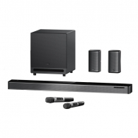 Аудиосистема Xiaomi Binnifa DTS Dual Decoding 5.1 Max 8S Silver (звуковая панель, 2 боковые колонки, сабвуфер 8.08, 2 микрофона)