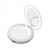 Компактное зеркало с подсветкой и функцией внешнего аккумулятора Xiaomi Yeelight Handheld Portable Makeup Mirror C20 Silver (YLGJ007)
