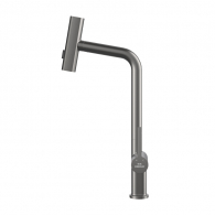Выдвижной кухонный смеситель с встроенным дисплеем Xiaomi HIGOLD Kitchen Pull-Out Hot And Cold Water Multifunctional Faucet Gray With Digital Display Gray (824028)