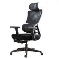 Офисное кресло с подставкой для ног Xiaomi HBADA Ergonomic Computer Chair E2 High Version Black (E201 BSE)