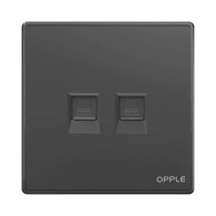 Розетка Xiaomi OPPLE Wall Switch Socket K05 Black Two Computer socket