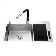 Умная кухонная мойка с ультразвуковой технологией мытья со смесителем Xiaomi Mensarjor Kitchen Sink With Smart Washing Machine (JBS2T-M1Pro)