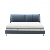 Умная двуспальная кровать Xiaomi 8H Smart Electric Bed Pro Milan RM 1.5 m Grey Blue (умное основание DT3 и латексный матрас  RM Schcott)