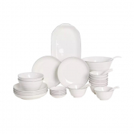 Набор керамической посуды Xiaomi YanSe Set of Ceramic Dishes White 33 прибора