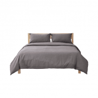 Постельное белье из хлопка и льна Xiaomi 8H Natural Linen Cotton Set J6 1.2m Grey