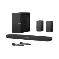 Аудиосистема Xiaomi Binnifa 5.1 Live-3D Black 2025 (звуковая панель, 2 боковые колонки, сабвуфер, 2 микрофона)