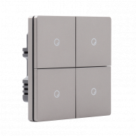 Умный настенный выключатель Xiaomi Ptxzn Smart Switch A6 Gray (четырехклавишный с нулевой линией)