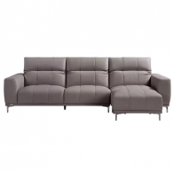 Трехместный модульный диван Xiaomi Linsy Italian Leather Sofa Grey 3200 mm (PS360)