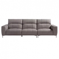 Трехместный модульный диван Xiaomi Linsy Italian Leather Sofa Grey 3200 mm (PS360) (без подставки для ног)