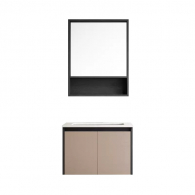 Комплект мебели для ванной комнаты Тумба и навесной шкаф Xiaomi Diiib Magnolia Slate Bathroom Cabinet 600mm (DXG78001-1031) (с керамической раковиной, без смесителя)
